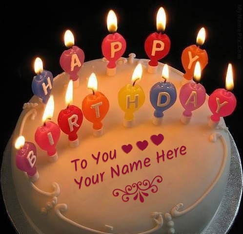 Happy birthday cake with name  Birthday cake images