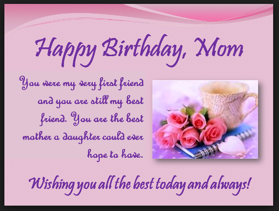 Birthday wishes for Mom images messages pictures