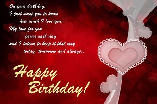 happy birthday wishes messages for girfriend