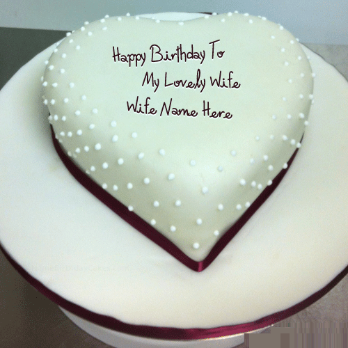 Happy Birthday cake for wife