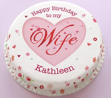 wife birthday cake