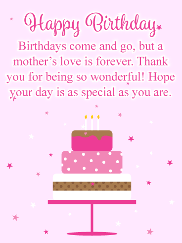 Mom Birthday Card from Daughter