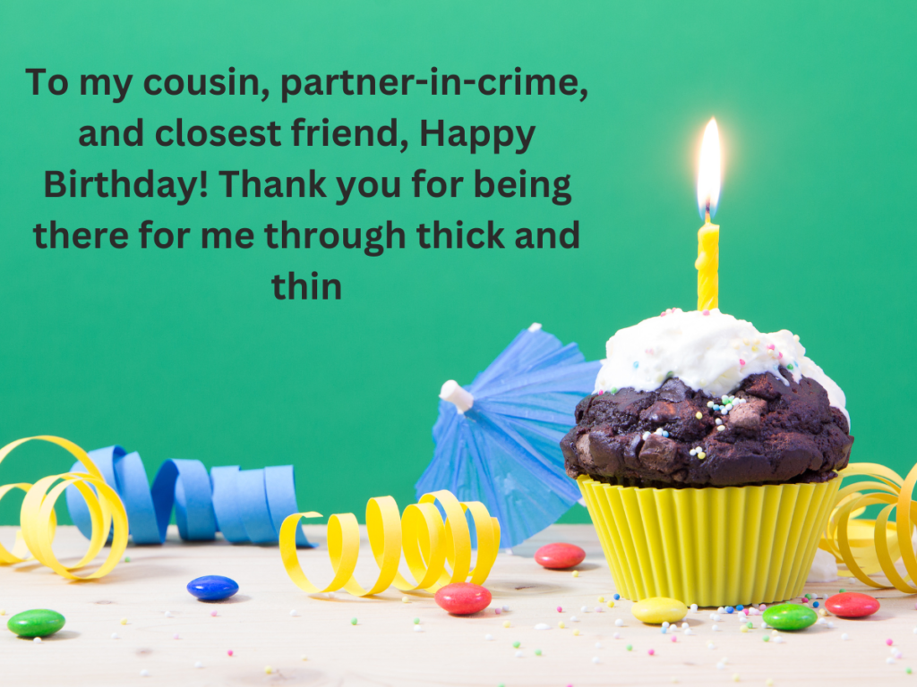 happy birthday cousin message