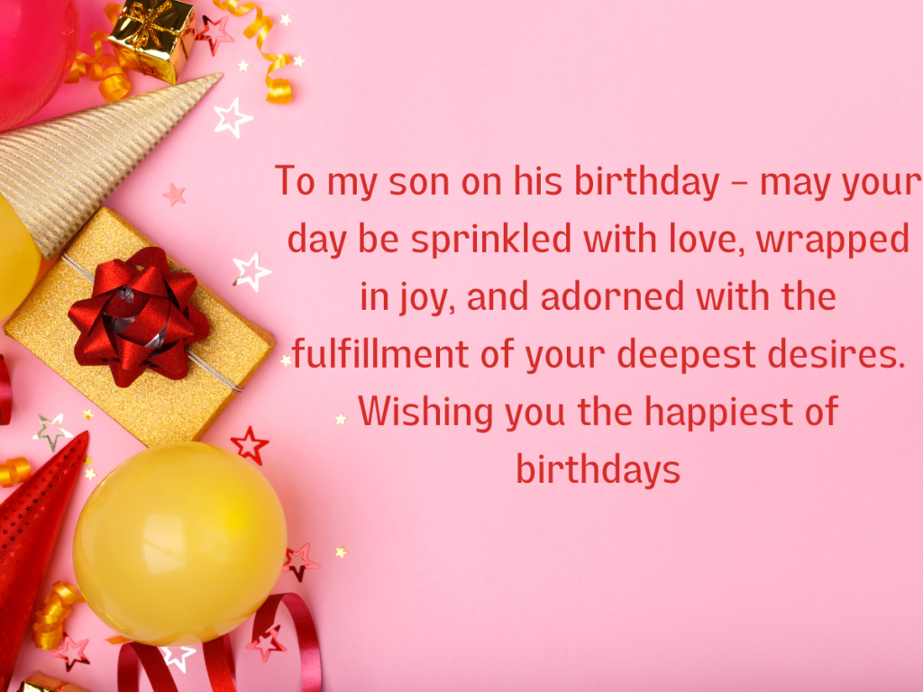 son birthday wishes